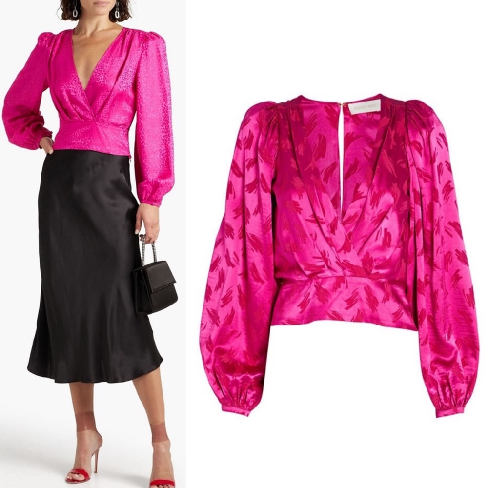 Ronny Kobo Collection Fuchsia Blouse